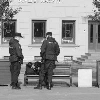 Блюстители порядка на Сенной пл :: Виктор Никитенко