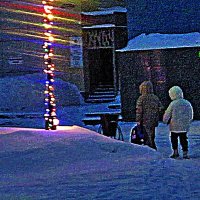 Февраль...Раннее утро. Пешеходы. :: Владимир 