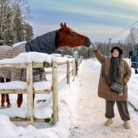 Человек и лошадь :: skijumper Иванов