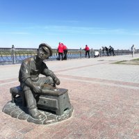 Чистильщик обуви и рыбаки :: Евгений Алябьев Чистильщик обуви и рыбаки :: Евгений Алябьев