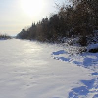 Протока зимняя :: Татьяна Лютаева Протока зимняя :: Татьяна Лютаева