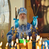 Сретенье Господня. Праздничная служба.Димитрий, митрополит Тобольский и Тюменский :: Михаил Курзанцев