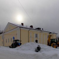 Техника  чистит снег :: Фотогруппа Весна