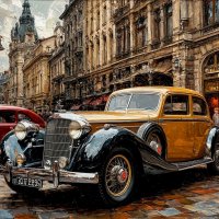 Желтый автомобиль :: Георгий Пичугин