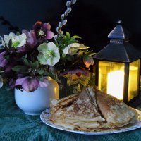 Ох, блиночки, вы  ж блины....! Славно повечерим...! :: Надежда Куркина 