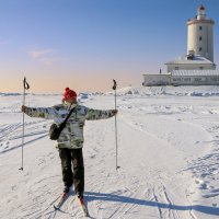 На лыжах до Толбухина :: skijumper Иванов