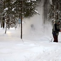 Обсыпал снегом себя. :: ВикТор Быстров