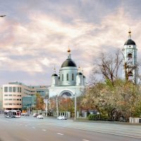 Москва. Церковь Сергия Радонежского в Рогожской слободе. :: В и т а л и й .... Л а б з о'в Москва. Церковь Сергия Радонежского в Рогожской слободе. :: В и т а л и й .... Л а б з о'в
