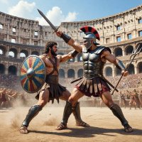 Битва гладиаторов :: СЕРГЕЙ ФИЛОЧКИН
