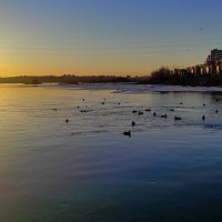 Ангара весенняя в черте Иркутска :: Татьяна Лютаева