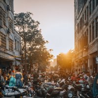 Улица Цилоу в Хайкоу :: Дмитрий Улица Цилоу в Хайкоу :: Дмитрий