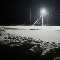 Заснеженная, деревенская Улица. :: Андрей Андросов