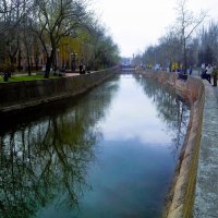 Керчь. Река Мелек-Чесме ранней весной. :: Пётр Чернега