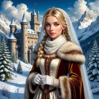 средневековая барышня. :: Mila 