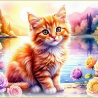 4 Марта День апельсиновых котиков . :: Валентина Надсон