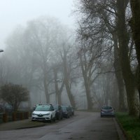 В городе туман :: Юрий. Шмаков