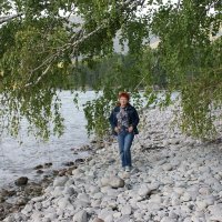 Мой любимый Алтай. Прогулка по берегу Катуни :: Галина Нестратова