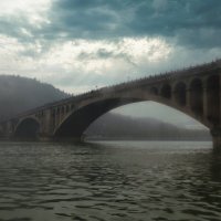 Мост в тумане (Лоян. Китай) :: Андрей Город