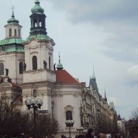 Прага.Староместская площадь. Никольский собор :: Tata Wolf