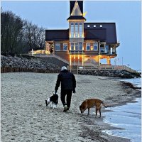 Утро на берегу моря. :: Валерия Комова