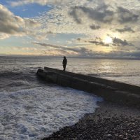 Закат на Черном  море. Автор Саша :: Фотогруппа Весна