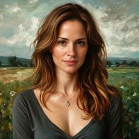 Портрет женщины на лугу :: Георгий Пичугин