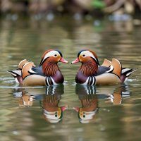 Утки мандаринки :: Елена Сухорученкова