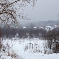 Туманное утро. Март. :: Андрей Дурапов