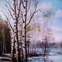 Тает снег :: Людмила Смородинская