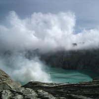 Нв вулкане Иджен, в Индонезии. :: unix (Илья Утропов)