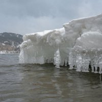 Весенние "айсберги" Енисея :: Сергей Герасимов Весенние "айсберги" Енисея :: Сергей Герасимов