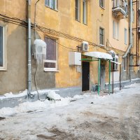 Зима во дворе :: Александр Синдерёв Зима во дворе :: Александр Синдерёв