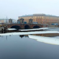 Старо-Калинкин мост, река Фонтанка :: Ирина Румянцева