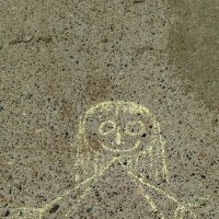 Первые рисунки мелом на сухом асфальте :: светлана льдокова