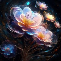 фрактальные цветы ии :: Mila 