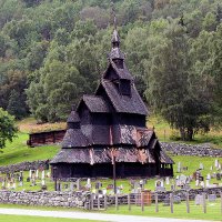 Ставкирка в Боргунде :: Сергей Сомихин Ставкирка в Боргунде :: Сергей Сомихин