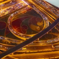 Автомобильные развязки Дубая и выше наземная линия метро :: Галина Ильясова