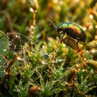 Зеленый жук :: Лилия 