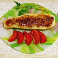 Лодочка из кабачка :: Галина Нестратова