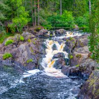 Водопад Ахинкоски :: Павел Серов Водопад Ахинкоски :: Павел Серов