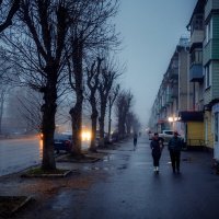 Туманный апрельский вечер :: Алексей Трифонов Туманный апрельский вечер :: Алексей Трифонов