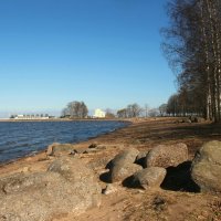 Петергоф. Финский залив. Апрель :: Наталья Герасимова