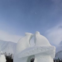 Снежные скульптуры в Хибинах :: Ольга Снежные скульптуры в Хибинах :: Ольга