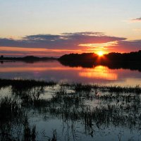 Закат на реке Оке :: Владимир Гришин