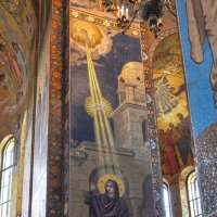 Мозаика «Благовещение» по эскизам А.А. Парланд :: Татьяна Машошина Мозаика «Благовещение» по эскизам А.А. Парланд :: Татьяна Машошина