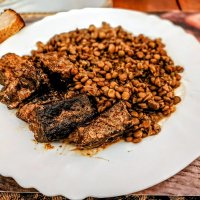 Чечевица с печенью. :: Михаил Столяров