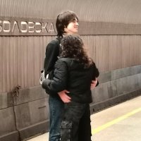 Вот такая она любофф. Из серии "Пассажиры метро". :: Любимова Ольга Вот такая она любофф. Из серии "Пассажиры метро". :: Любимова Ольга