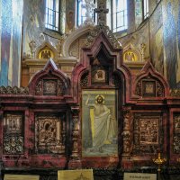 Спас на крови Южный киот, мозаика "Воскресение Христа" :: Татьяна Машошина Спас на крови Южный киот, мозаика "Воскресение Христа" :: Татьяна Машошина