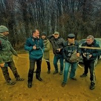 Бурлаки и Волга. :: Николай Феофанов