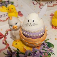 Пусть Пасхальный заяц принесет нам много радости и улыбок! :: Галина Нестратова